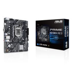 ASUS PRIME H510M-K R2.0 LGA1200 Micro ATX Motherboard DDR4 M.2 ASUS PRIME H510M-K R2.0 LGA1200 Micro ATX Motherboard DDR4 M.2